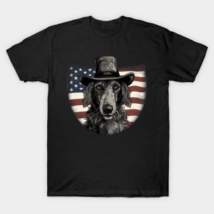 Scottish Deerhound 4th of July T-Shirt